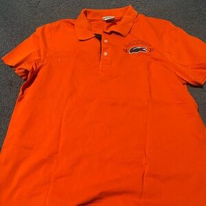 Lacoste Orange Polo Shirt